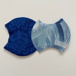 English paper piecing Apple core