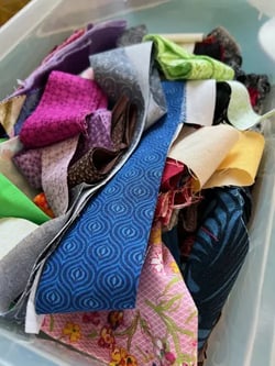Unsortierte Patchwork Stoffstreifen